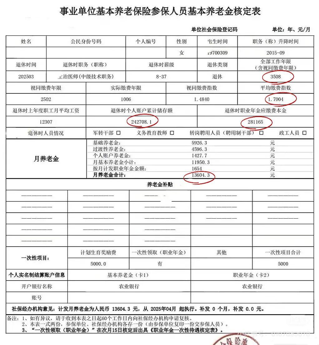 开云体育下载-工龄35年，上海55岁主治医师养老金真高啊！